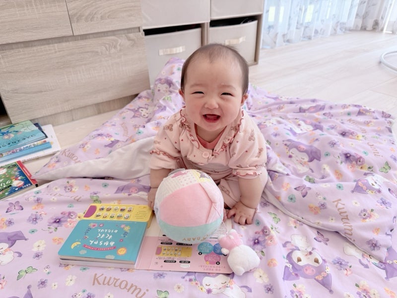 辻希美 おすわりとはいはい開始の画像