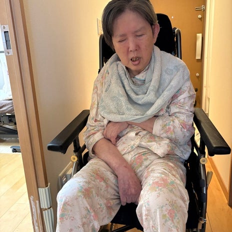 看護師が付き添い復帰できた母の入浴の画像