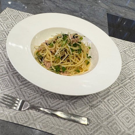 堀ちえみの夫 ツナ塩昆布パスタの画像