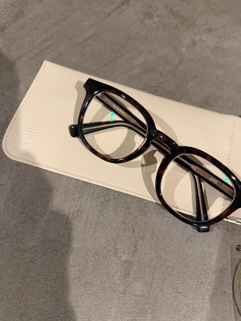 目を労るために作った中近メガネの画像