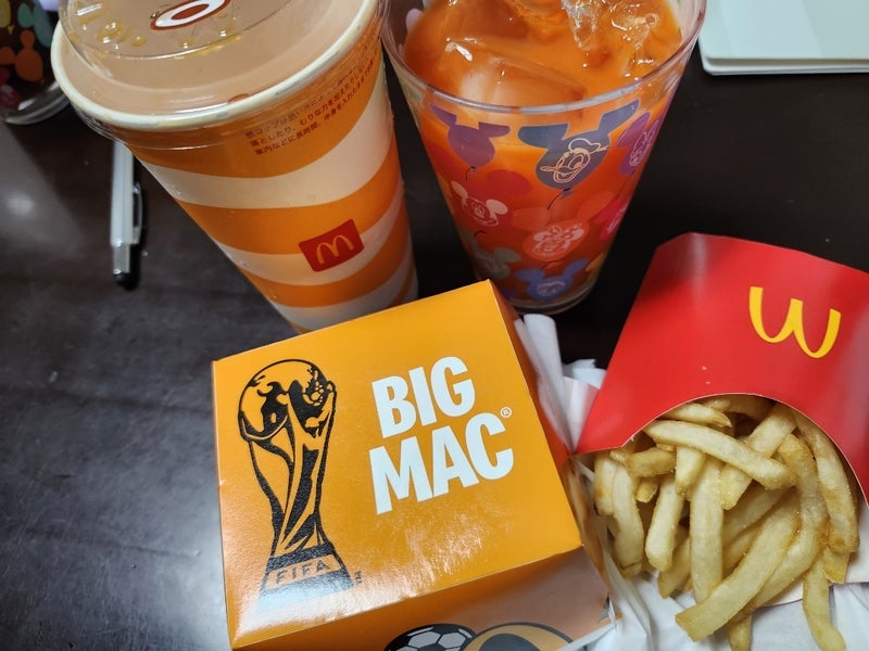 朝から帯同し帰りに寄ったマックの画像