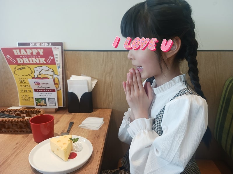 娘が選んだ本物らしいチーズケーキの画像