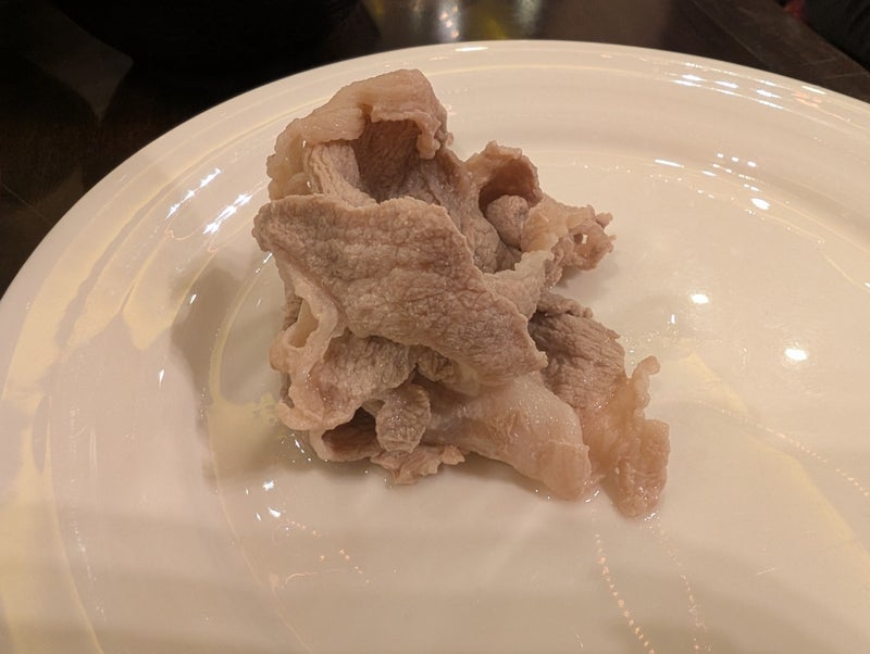 思ってなかった朝からのしゃぶしゃぶの画像