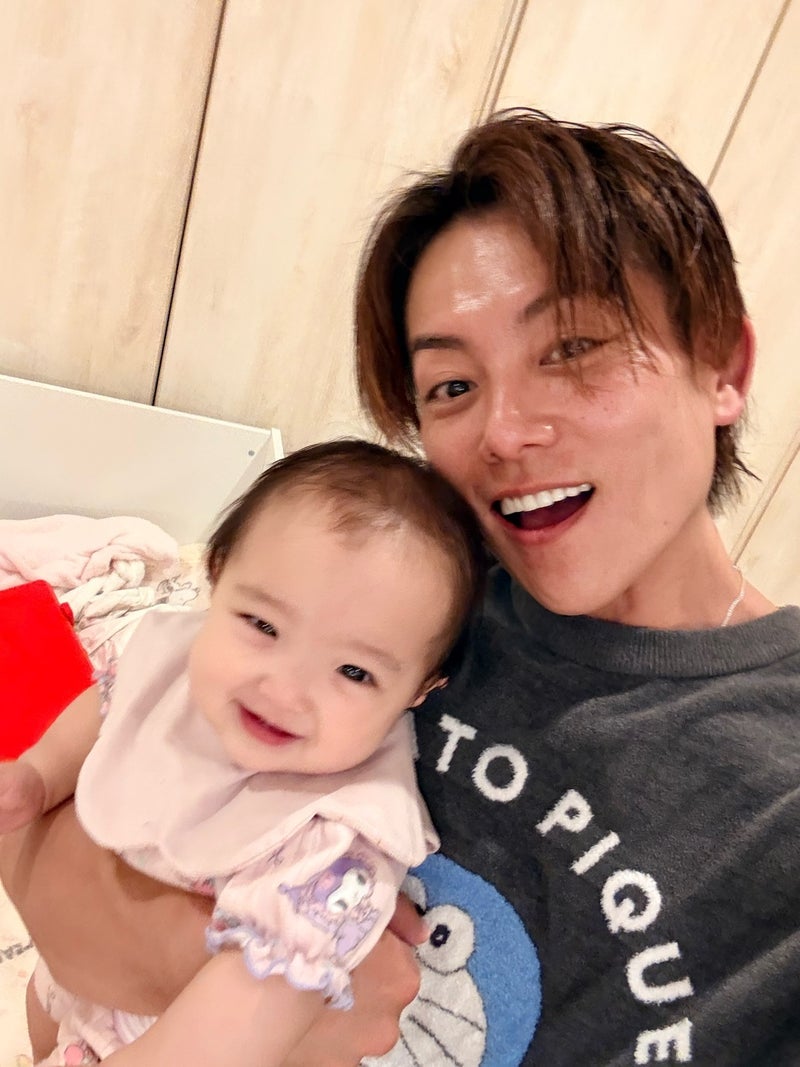 太陽 たまらない湯上がりの次女の画像