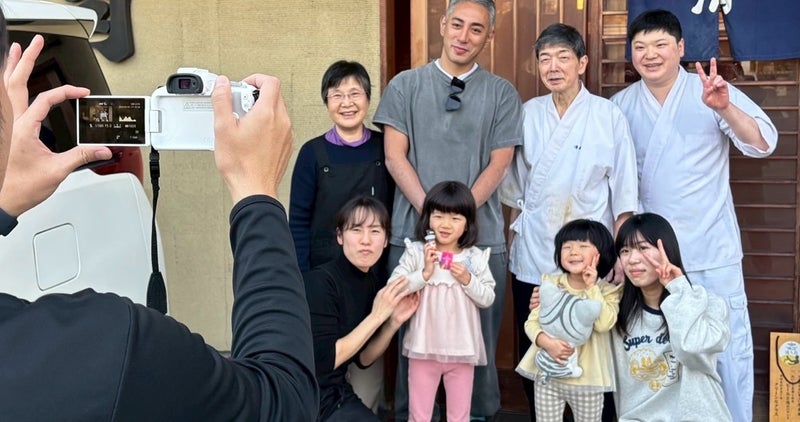 團十郎 温かい家族との記念写真の画像