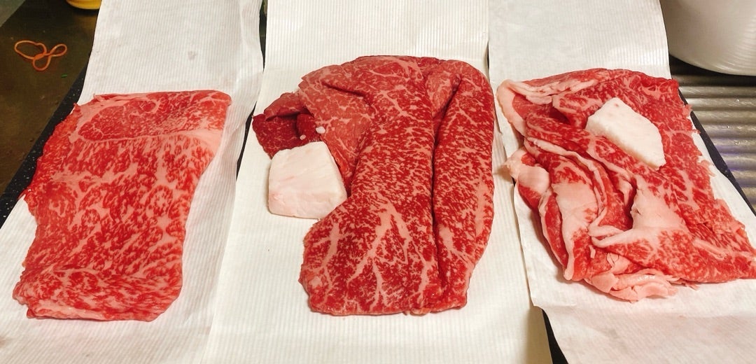 ゆってぃ 肉屋で購入し贅沢気分
