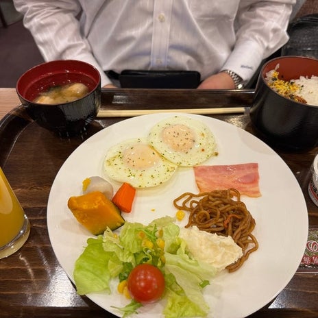 堀ちえみ 変わらないビュッフェの朝食の画像