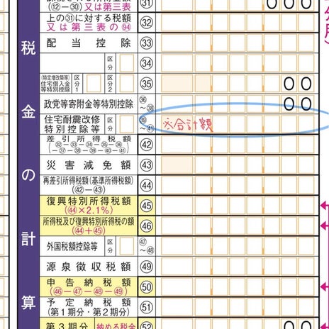 電子申告できず手書きになった手続きの画像