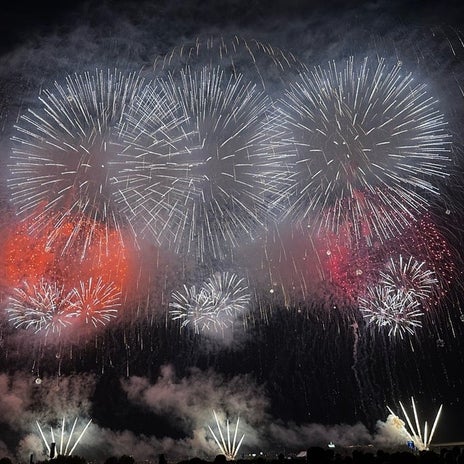 毎年涙が溢れる感動の花火大会の画像