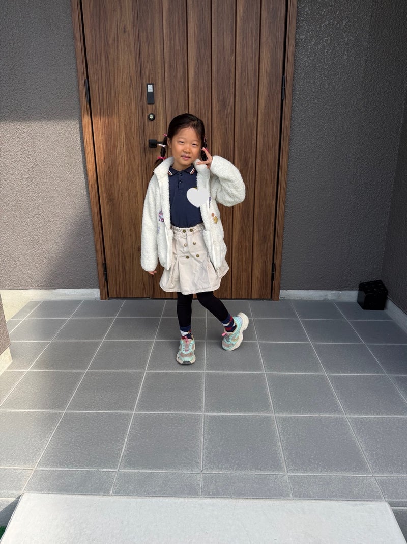 小原正子 娘との登園前の思い出の画像