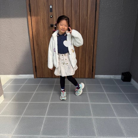 小原正子 娘との登園前の思い出の画像