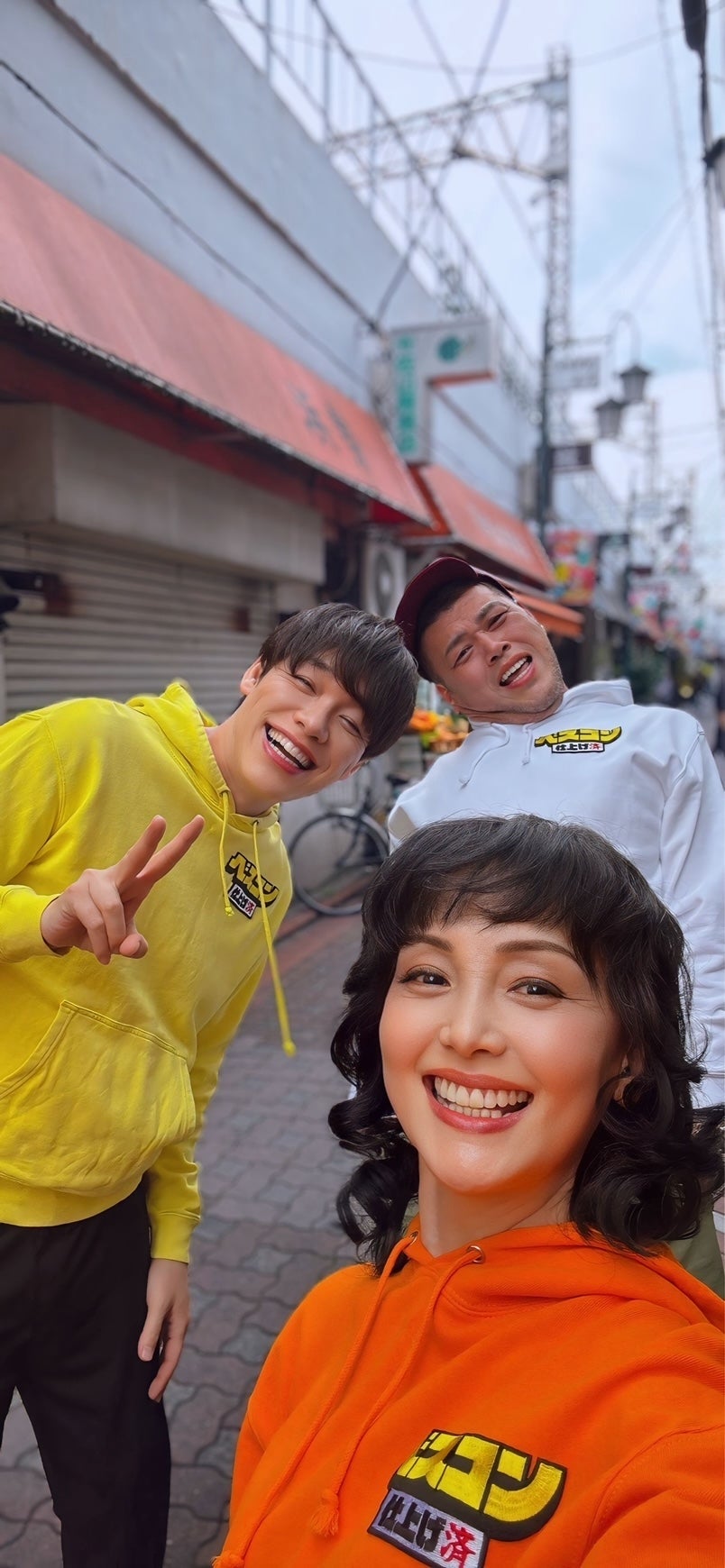 川島明＆くっきー!と3ショット