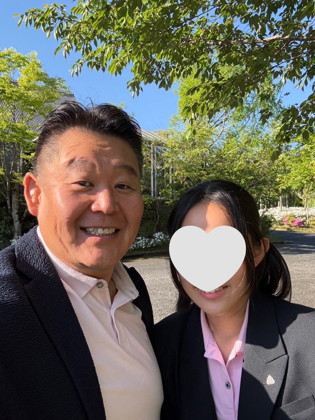 若乃花 朝食の前に送迎した娘