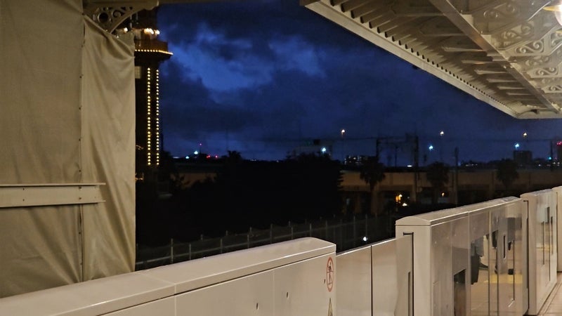 豪雨で首都高が怖く走った下道の画像