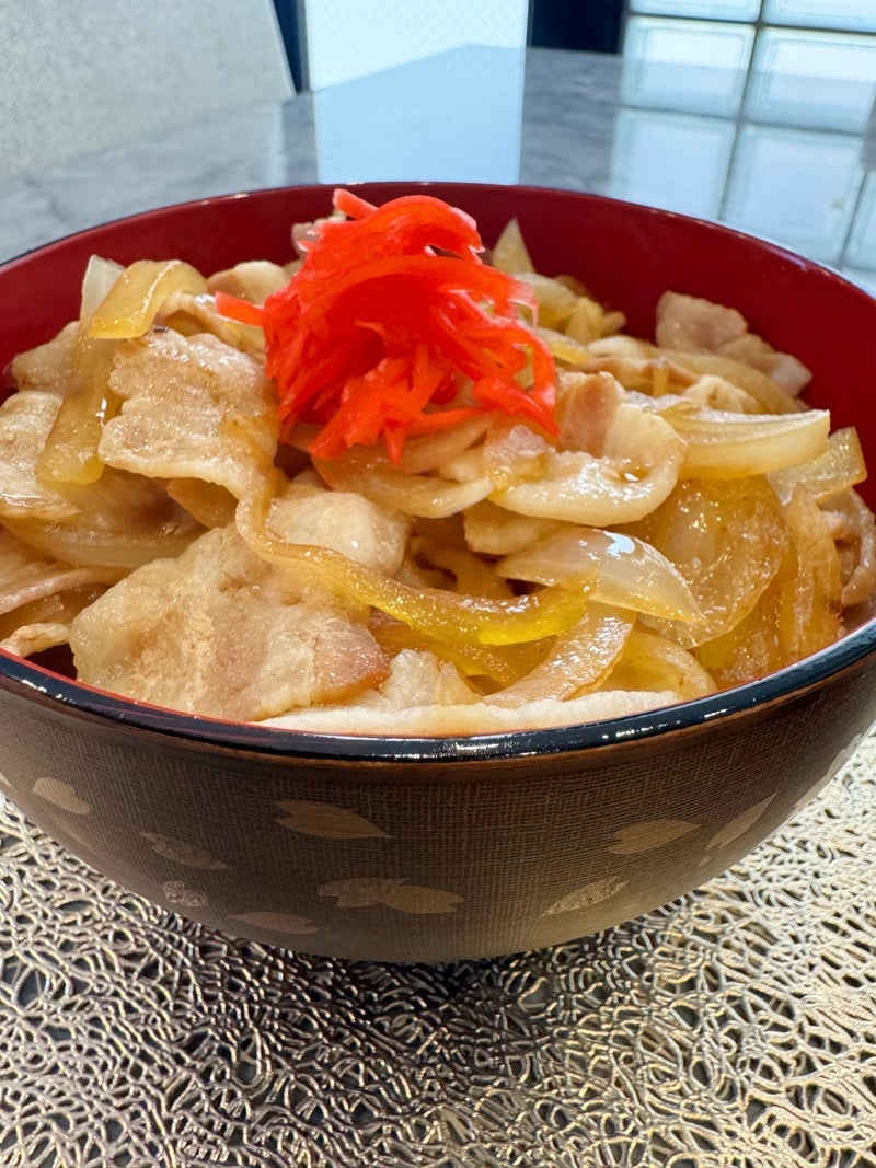 堀ちえみの夫 26歳祝のつゆだく豚丼の画像