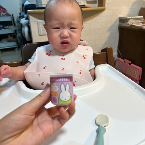あんまり食べなかったヨーグルトを完食の画像