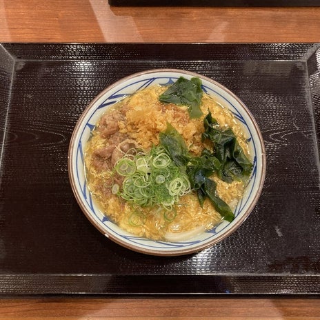 丸亀の期間限定の肉玉子あんかけの画像