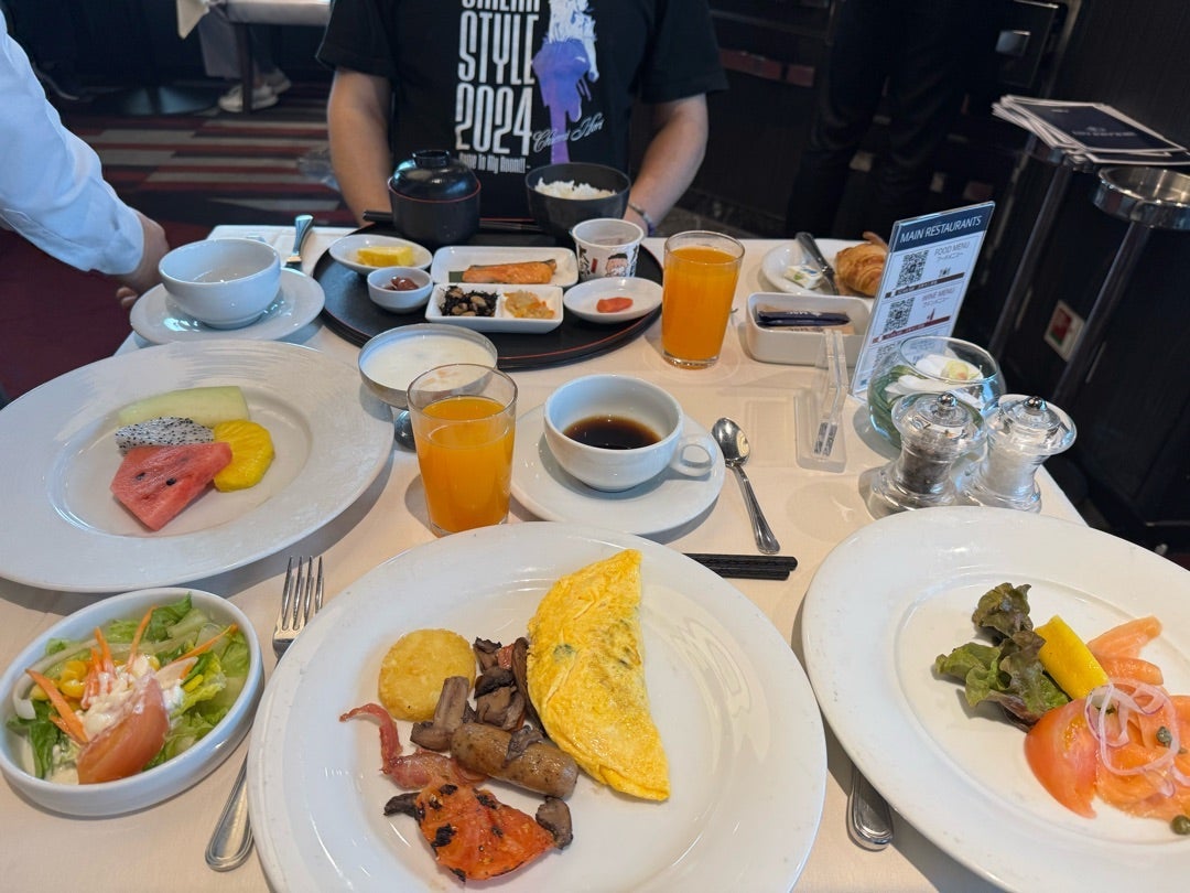 堀ちえみ船旅最後の朝食に大満足