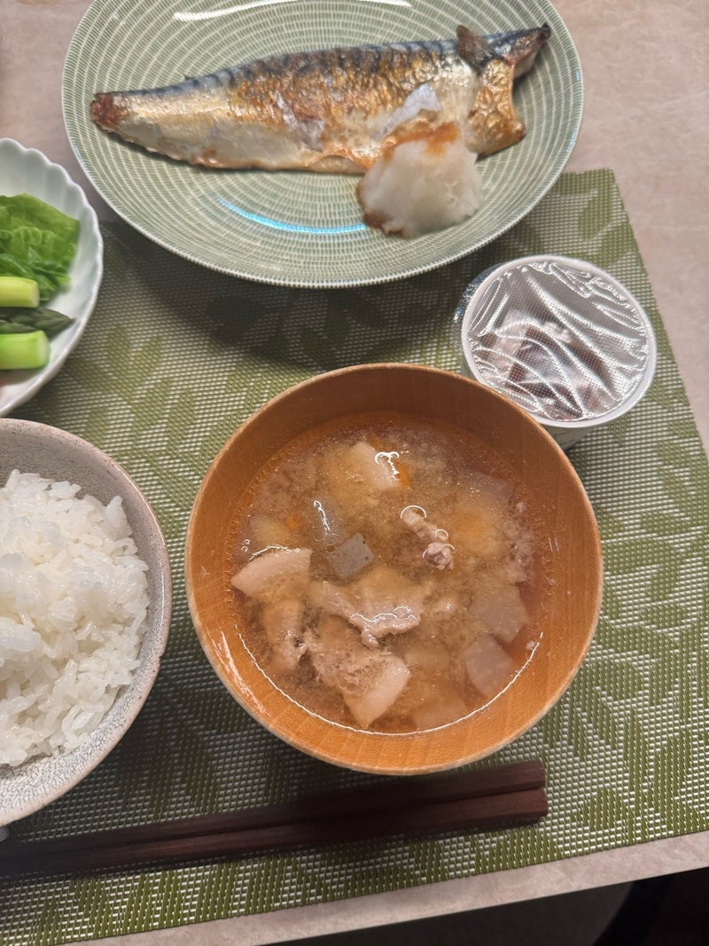 若乃花 冷凍してないほっけで夕食の画像