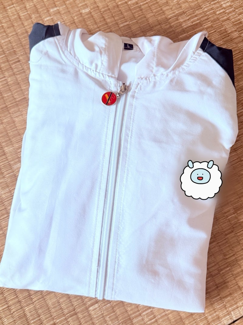 驚いた息子の高機能な学校ジャージの画像