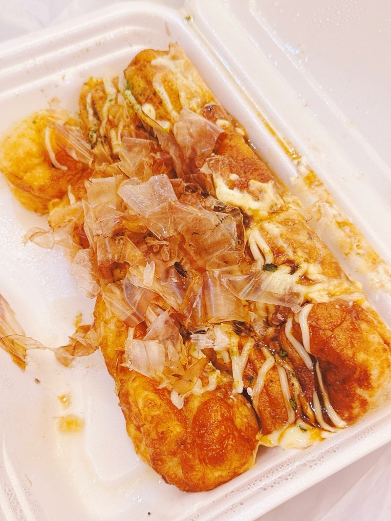美奈代 ドーナツ後のたこ焼きの画像