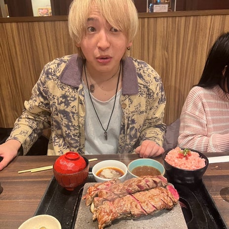 やってみたかったステーキ大食いの画像