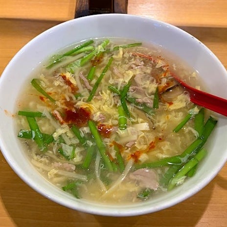 いつまでもアツアツな酸辣湯麺の画像