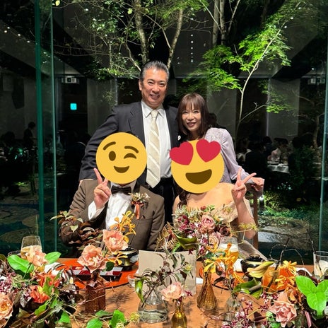 堀ちえみの夫 素晴らしい披露宴に参加の画像