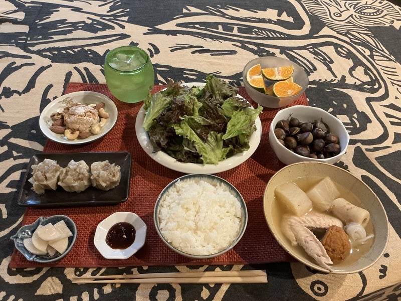 休肝日の月曜のかなりの手抜き飯の画像
