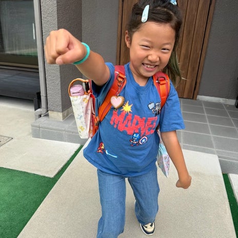 小原正子 子の登校に併走してきた夫の画像