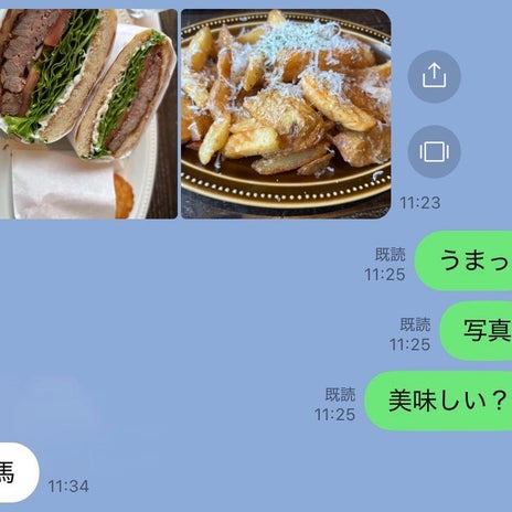 やっときたメールの内容は写真と馬の画像