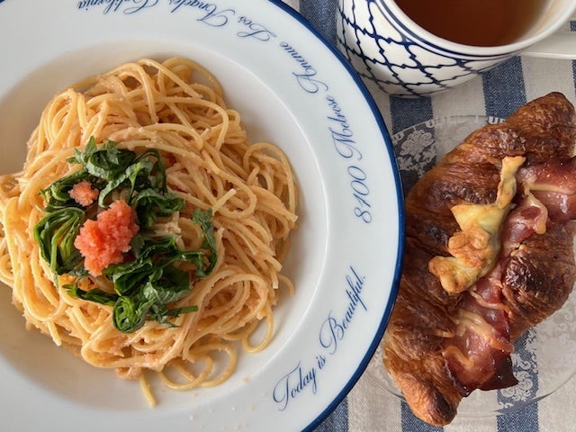 間違いなく美味しい明太子パスタの画像