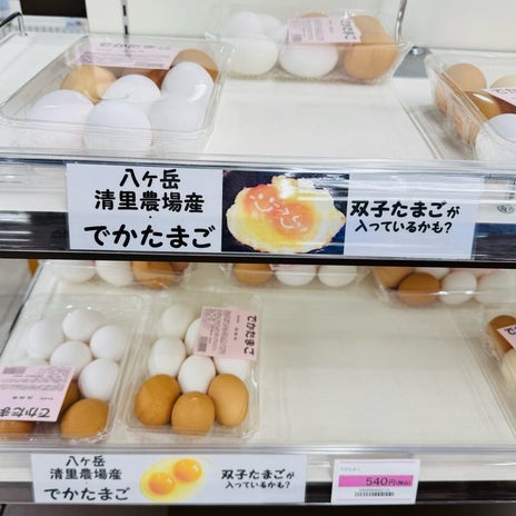 だいた PAで見つけた珍しいたまごの画像