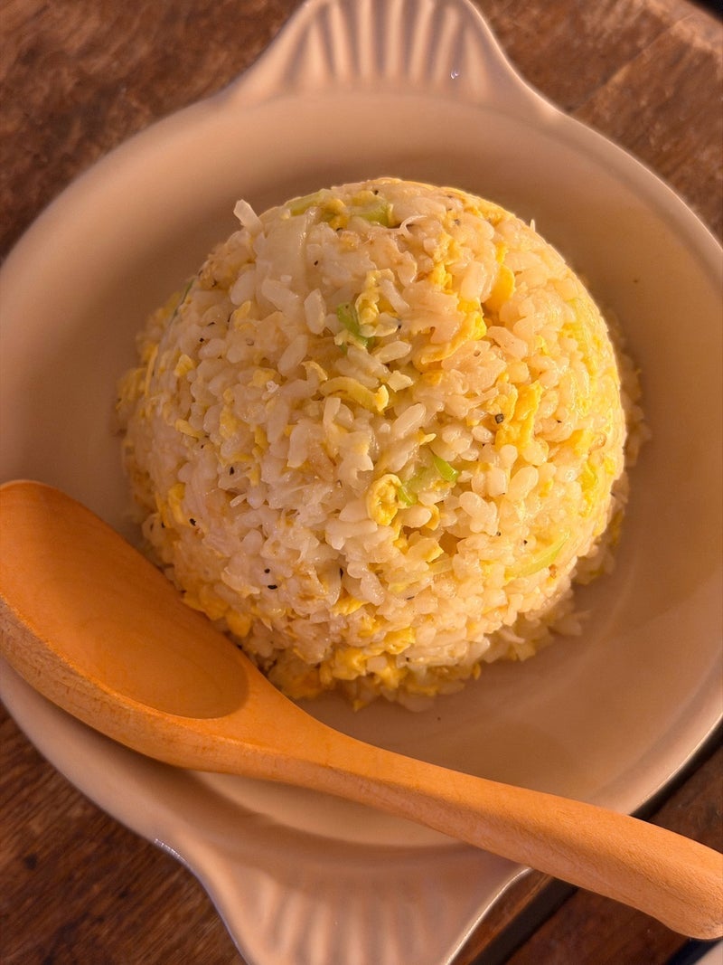 発見した帆立の缶詰で作った炒飯の画像