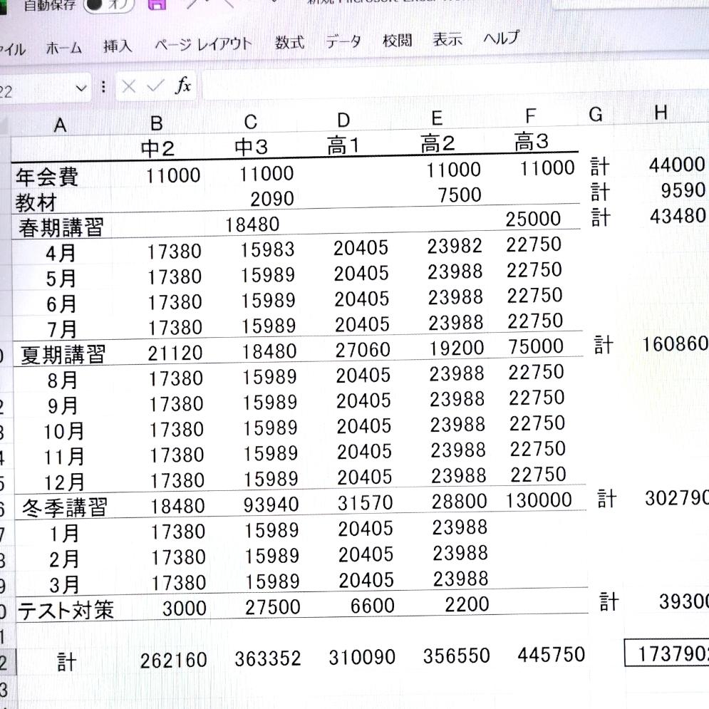 新車買える5年間で塾に払った額の画像