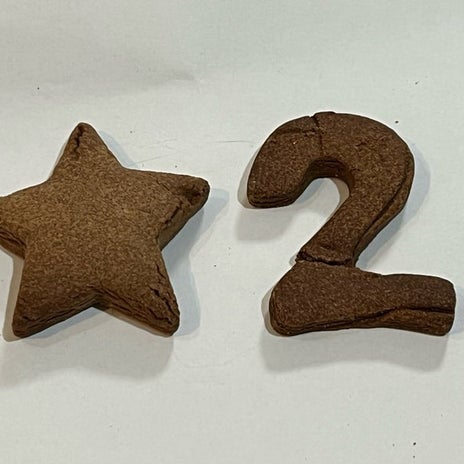 桃の母 孫2人がくれたクッキーの画像