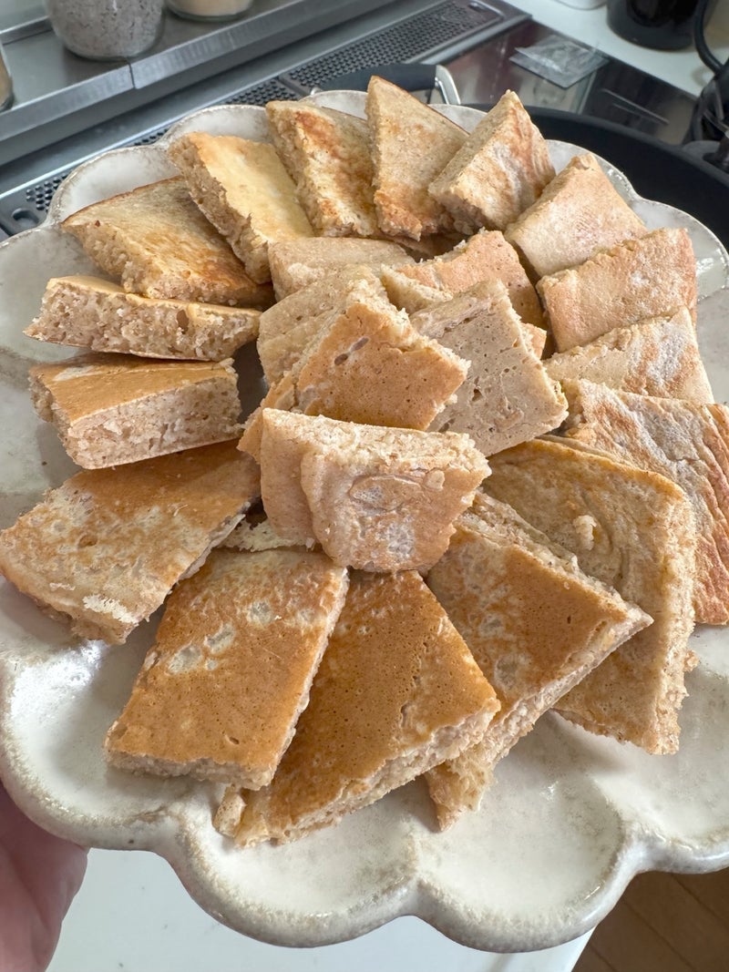 パンの代わりに焼く無添加で安心な物の画像