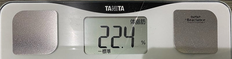 体重変わらず体脂肪率が上がった訳の画像