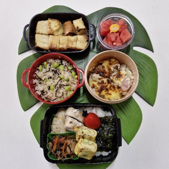 じゃがいも消費のために作った旦那弁当の画像