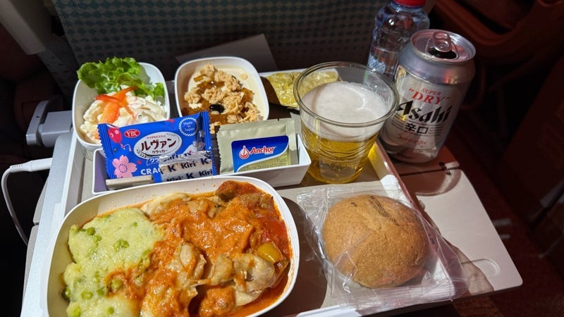 圧倒的な格差を感じたエコノミーの画像