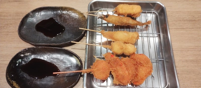 大当たりだった串カツ屋の串カツの画像