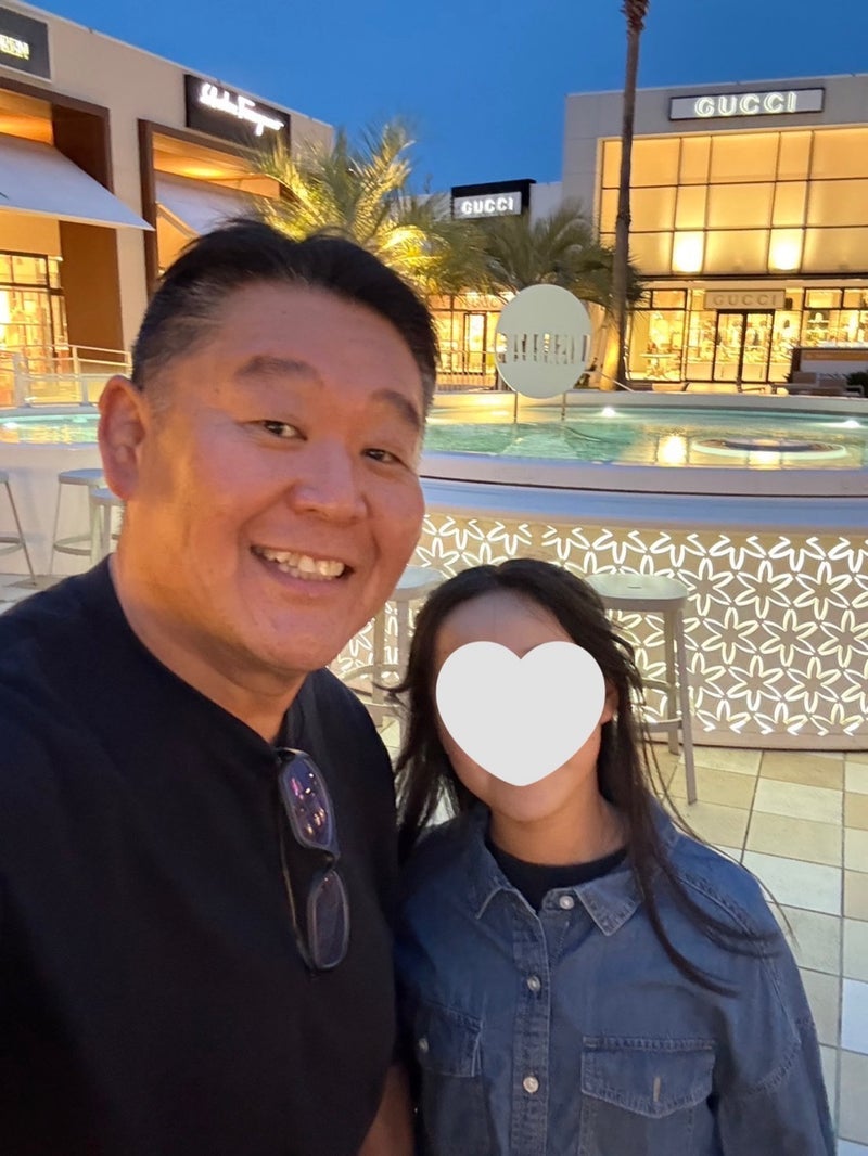 若乃花 娘と訪れたアウトレット