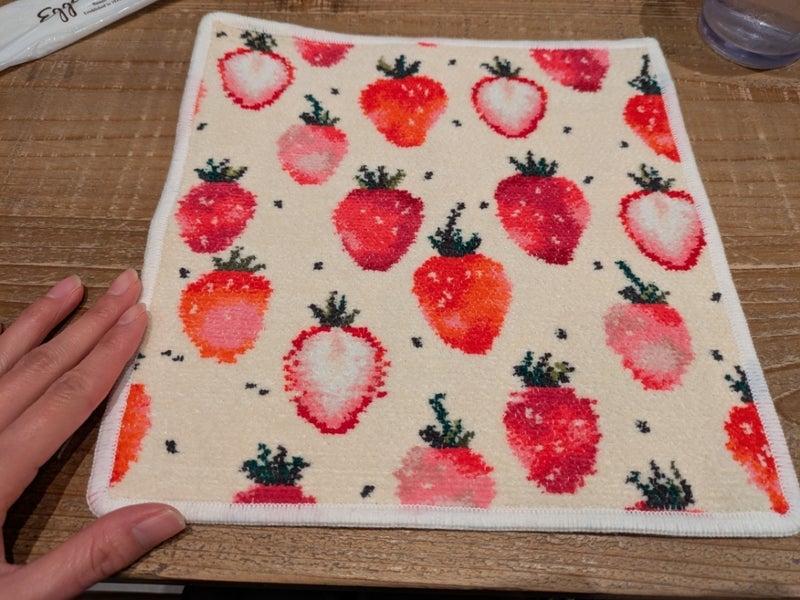 B品ハンカチの大量入荷に驚きの画像