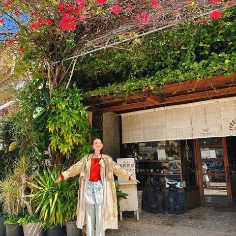 スザンヌ やや寒い日のデニムコーデの画像