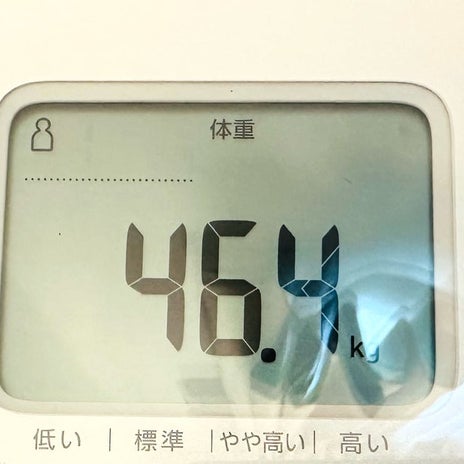胃痛に苦しめられ増えてない体重の画像