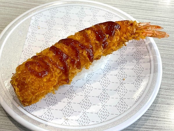 はま寿司の期間限定の大えび握りの画像