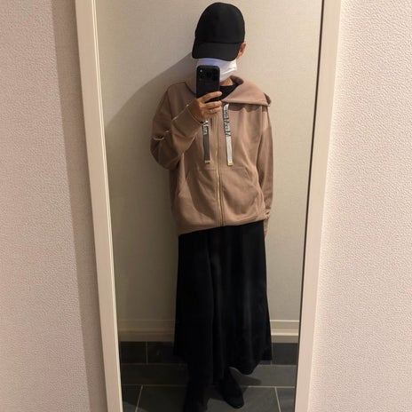 だいた 最近大活躍中のパーカーの画像
