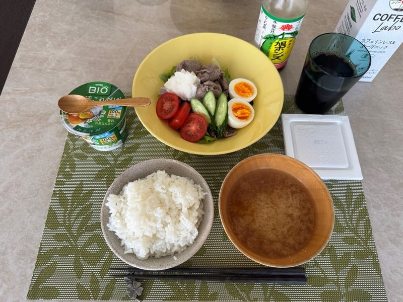 若乃花 美味しかった牛しゃぶサラダの画像