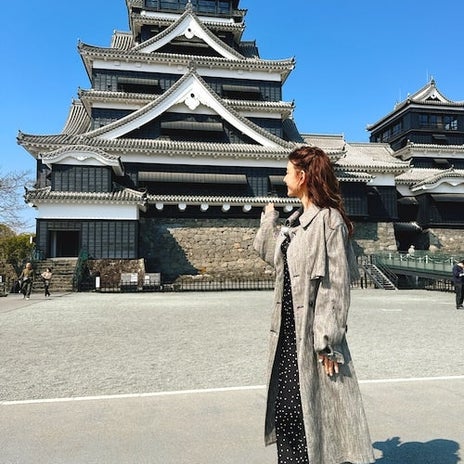 スザンヌ ドットワンピの着回しの画像