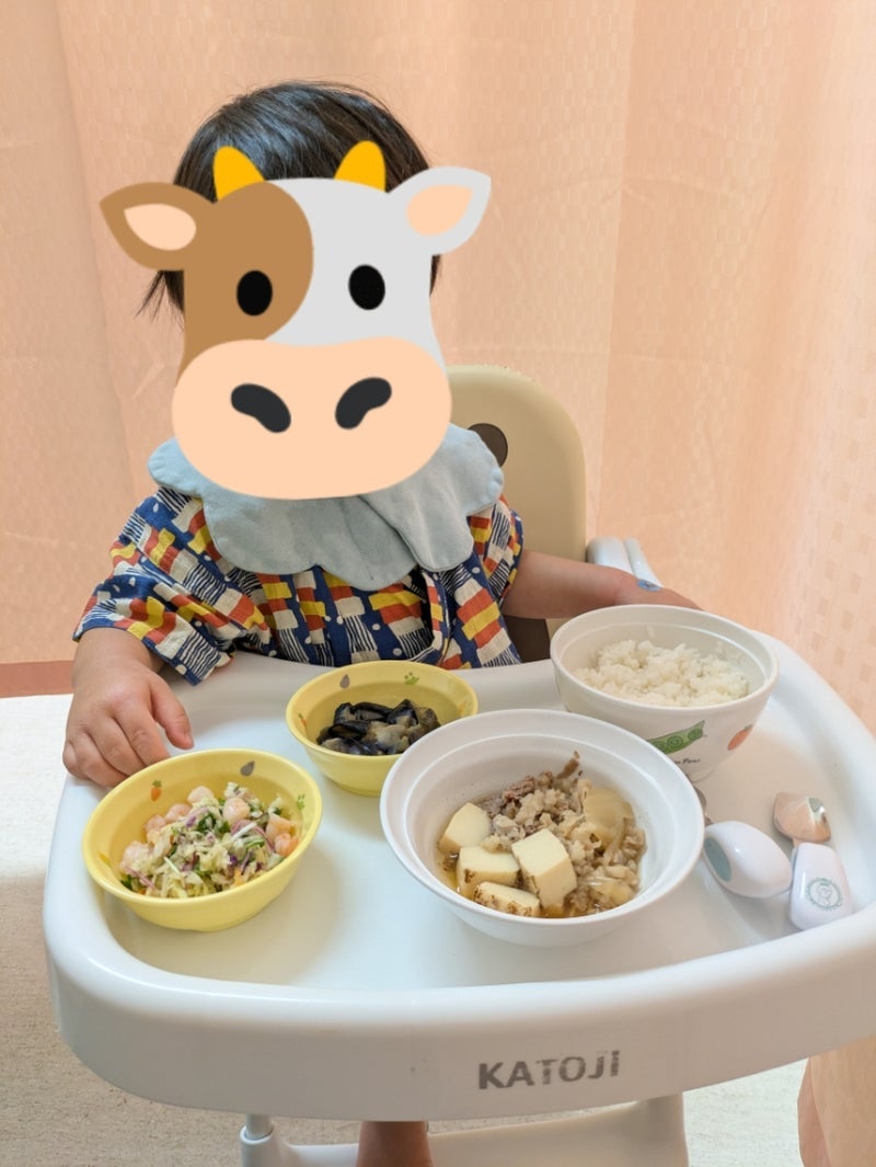 入院後にいつも以上に甘えん坊な息子の画像